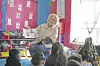 Gail Armstrong reading to kids