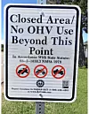 OHV Sign