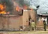 Three fire departments battle Wednesday structure fire