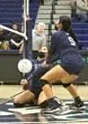 PHOTO GALLERY: Alamo Navajo battles Logan at state volleyball tournament