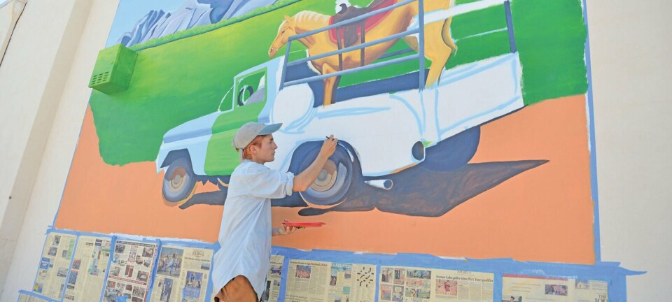 From blank wall to local landmark