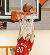 PHOTO GALLERY: Magdalena’s New Mexico All-Stars D’Shaun Vinyard and Kael Stephens slam dunking