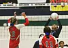 PHOTO GALLERY: Alamo Navajo battles Logan at state volleyball tournament