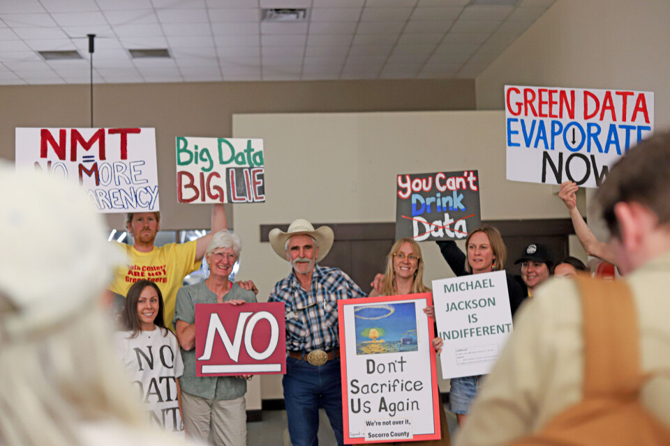 PHOTO GALLERY: NMT town hall on data center