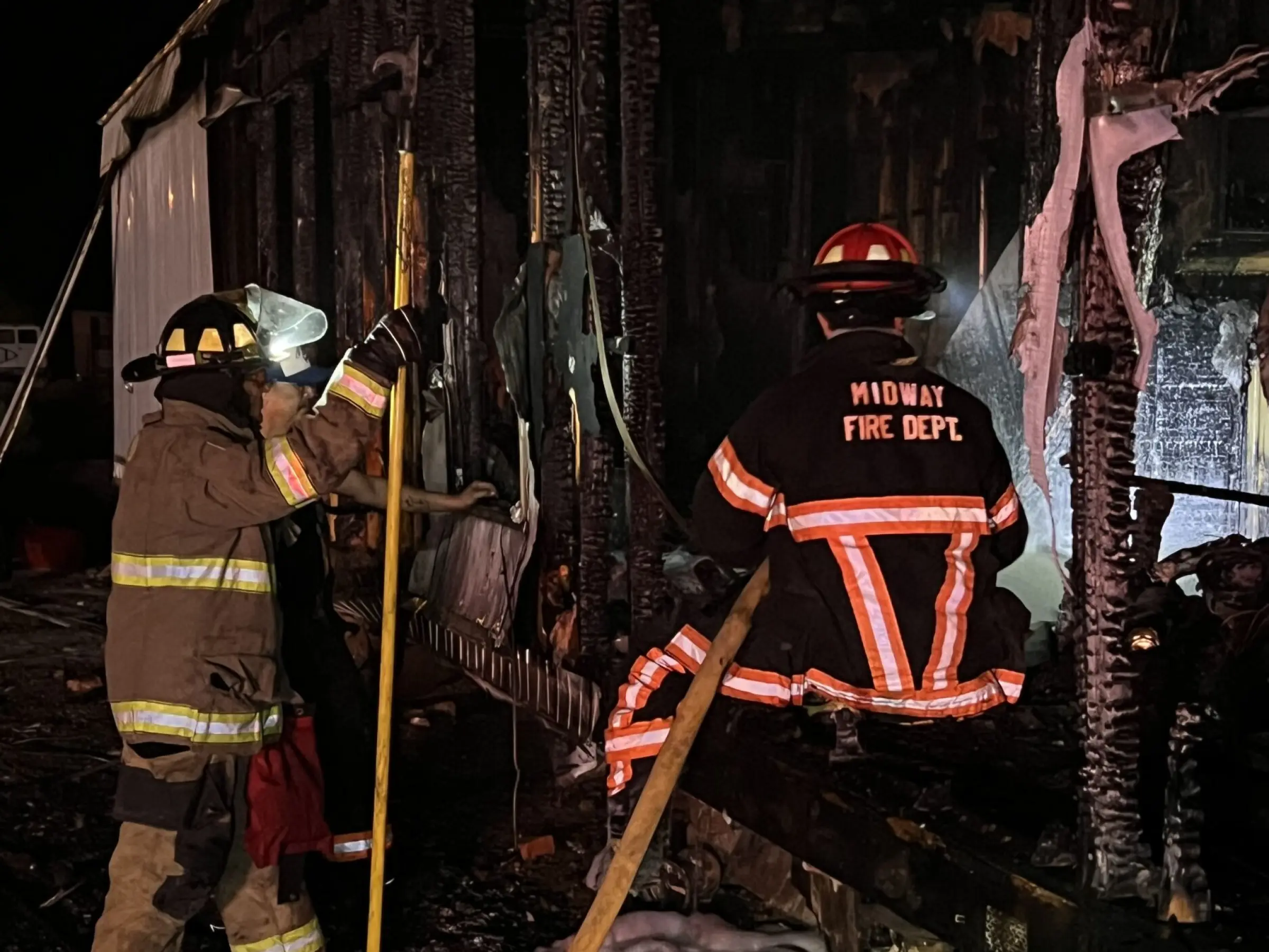 Fire destroys structure in Polvadera Heights; no injuries reported
